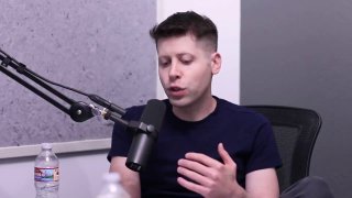 Sam Altman 访谈视频画面